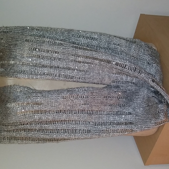 Express Gray Infinity Scarf - Picture 2 of 4